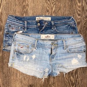 Low rise Hollister shorts size 26